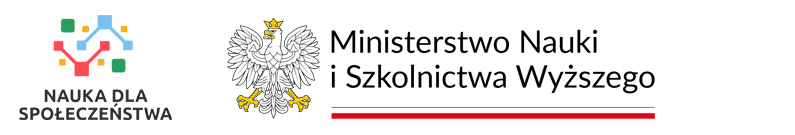 Visual identification elements: the project logo and the ministry logo